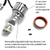 H11 (H8/H9) Q3 CANBUS 12000lm 72W LED - adjustment ring and screws