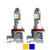 H11 (H8/H9) ATK Tri-Color W/Y/B 60W 6000lm LED fog light kit - color choices