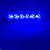 6pc BLUE LED Emergency Warning Lamp - non-strobe