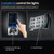 Universal 8 Gang LED Lighting Switch Panel - two ways to control the lights