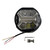 5.75" 50W Round Auxiliary Driving Light with White DRL - front with cables and hardware