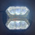 5.75" 50W Round Auxiliary Driving Light with White DRL - ON