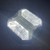 5.75" 50W Round Auxiliary Driving Light with White DRL - ON side 2