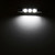 31mm Vanity Visor LED - 3pc 5050 SMD - turned on