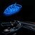 Neon Blue Interior LED Strip - 4m long with cigarette lighter power 