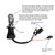 H4 (9003, HB2) bi-xenon HID 35W bulb - connection diagram