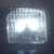 3 sided motorbike LED - low beam reflection pattern