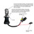 H4 bi-xenon (9003, HB2) HID bulb - connection diagram