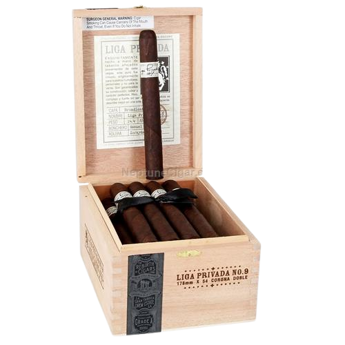 Drew Estates Liga Privada No. 9 - Premium cigar showcasing its rich color | SmōkHaus Cigars