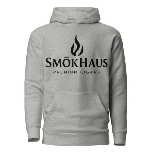 SmōkHaus Unisex Hoodie Black Logo - Stylish design with front logo