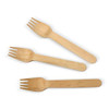 Wooden Fork coated 100/pk