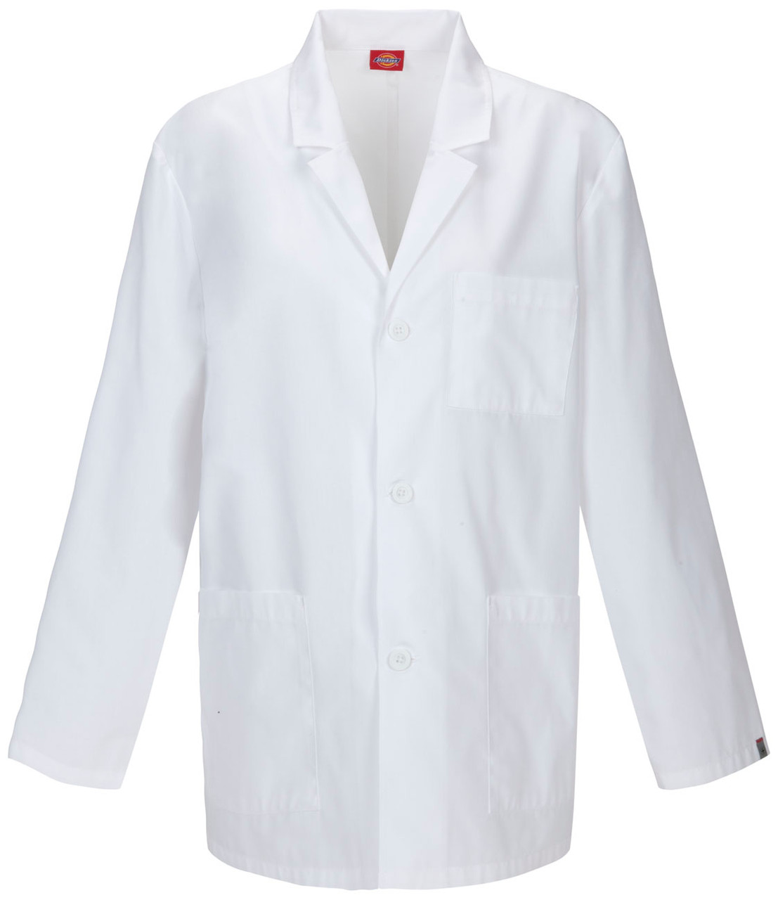 Dickies Medical 81404AB-WHWZ X Bata Medica Antibacterial y Repelente a Fluidos