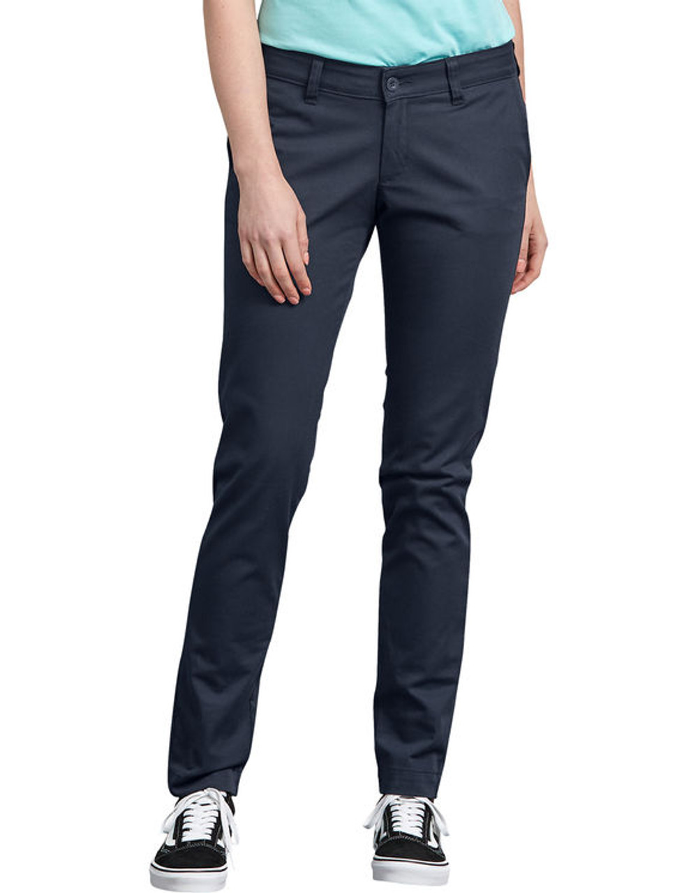 PANTALON DAMA FP221 AZUL MARINO 20-DICKIES/Pantalón Dama/Uniformes