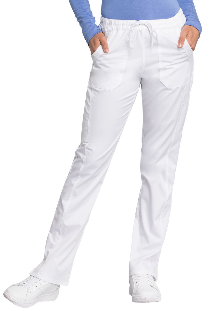 Cherokee WW235AB-WHT Pantalon Medico Antibacterial y Repelente a Fluidos