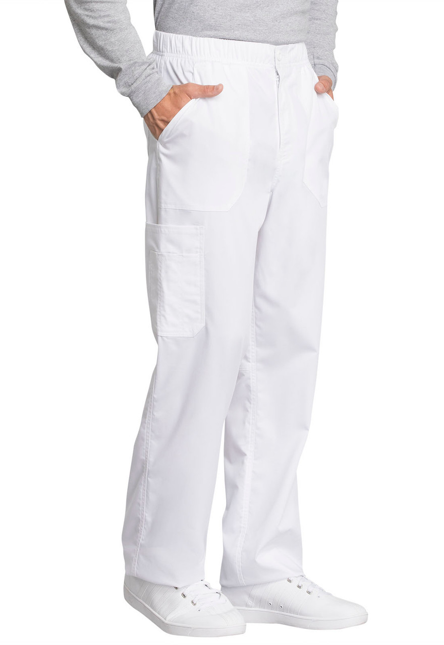 Cherokee WW250AB-WHT X Pantalon Quirurgico Antibacterial y Repelente a Fluidos