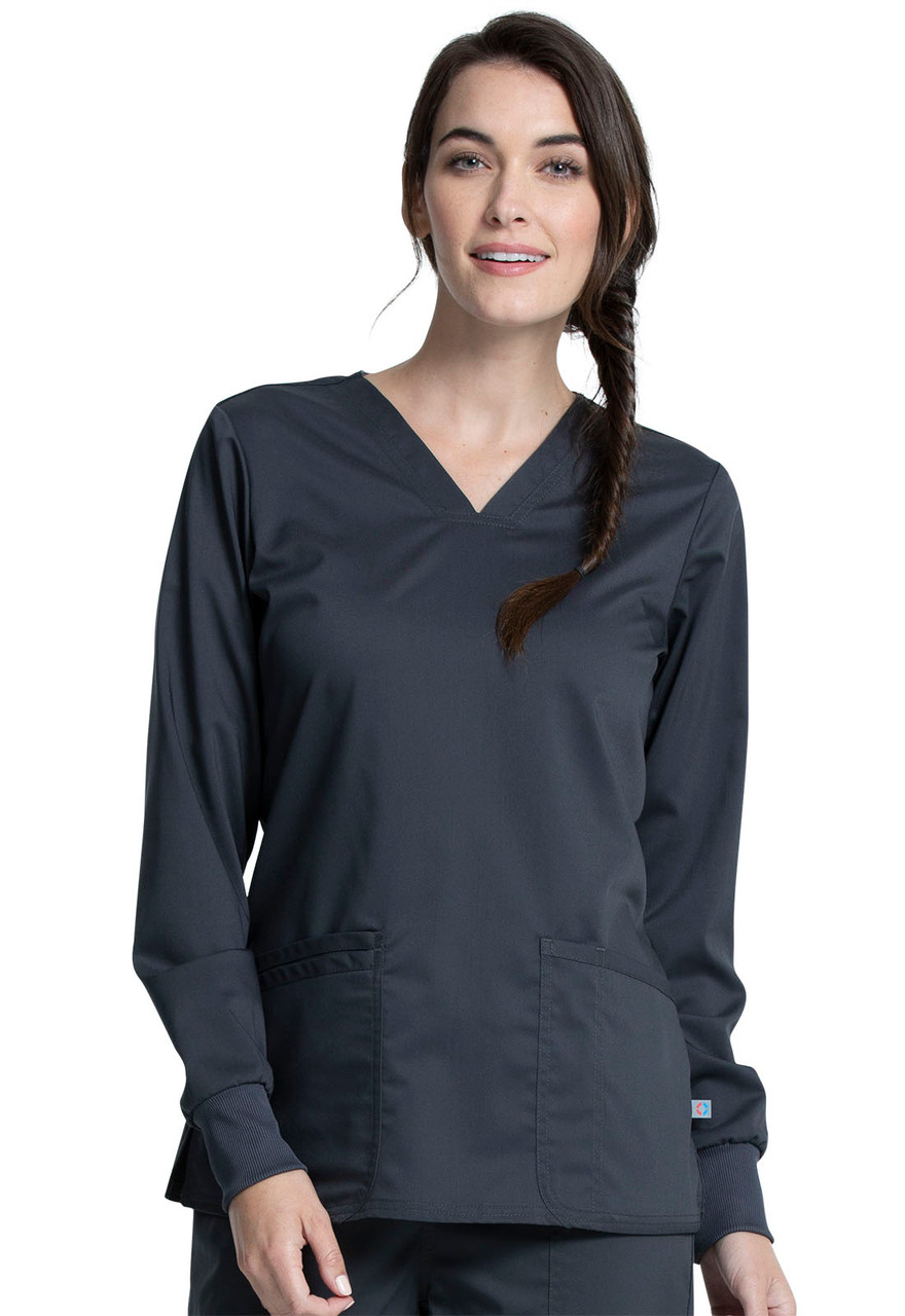 Cherokee WW855AB-PWT X Filipina Quirurgica Antibacterial y Repelente a Fluidos