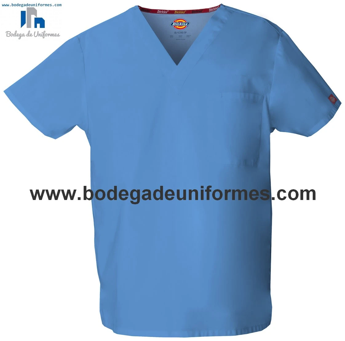 Dickies Medical 83706 CIWZ Filipina Unisex cuello V en Azul Cielo
