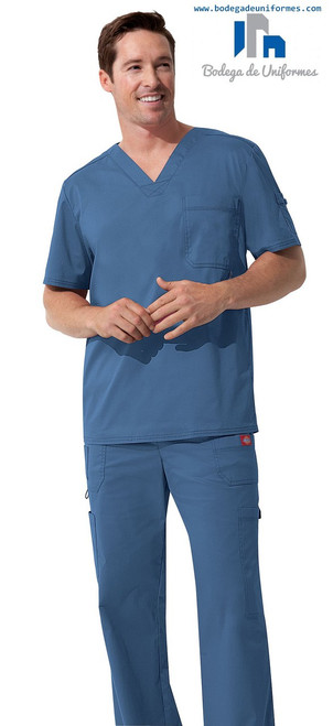 Dickies Medical 81722 Filipina Youtility con Cuello V para Hombre