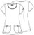 Dickies Medical 82846 Filipina de Mujer Cuello Redondo Estampado