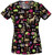 Dickies Medical 82827C Filipina Estampada con Cuello Redondo para Mujer