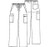 Cherokee 4243-OLVW Pantalon Medico