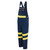 DICKIES VB55 OVEROL CON PETO Y TIRANTES EN MEZCLILLA CON FRANJAS AMARILLO/BLANCO DE ALTA VISIBILIDAD