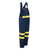 DICKIES VB55 OVEROL CON PETO Y TIRANTES EN MEZCLILLA CON FRANJAS AMARILLO/BLANCO DE ALTA VISIBILIDAD