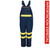 DICKIES VB55 OVEROL CON PETO Y TIRANTES EN MEZCLILLA CON FRANJAS AMARILLO/BLANCO DE ALTA VISIBILIDAD