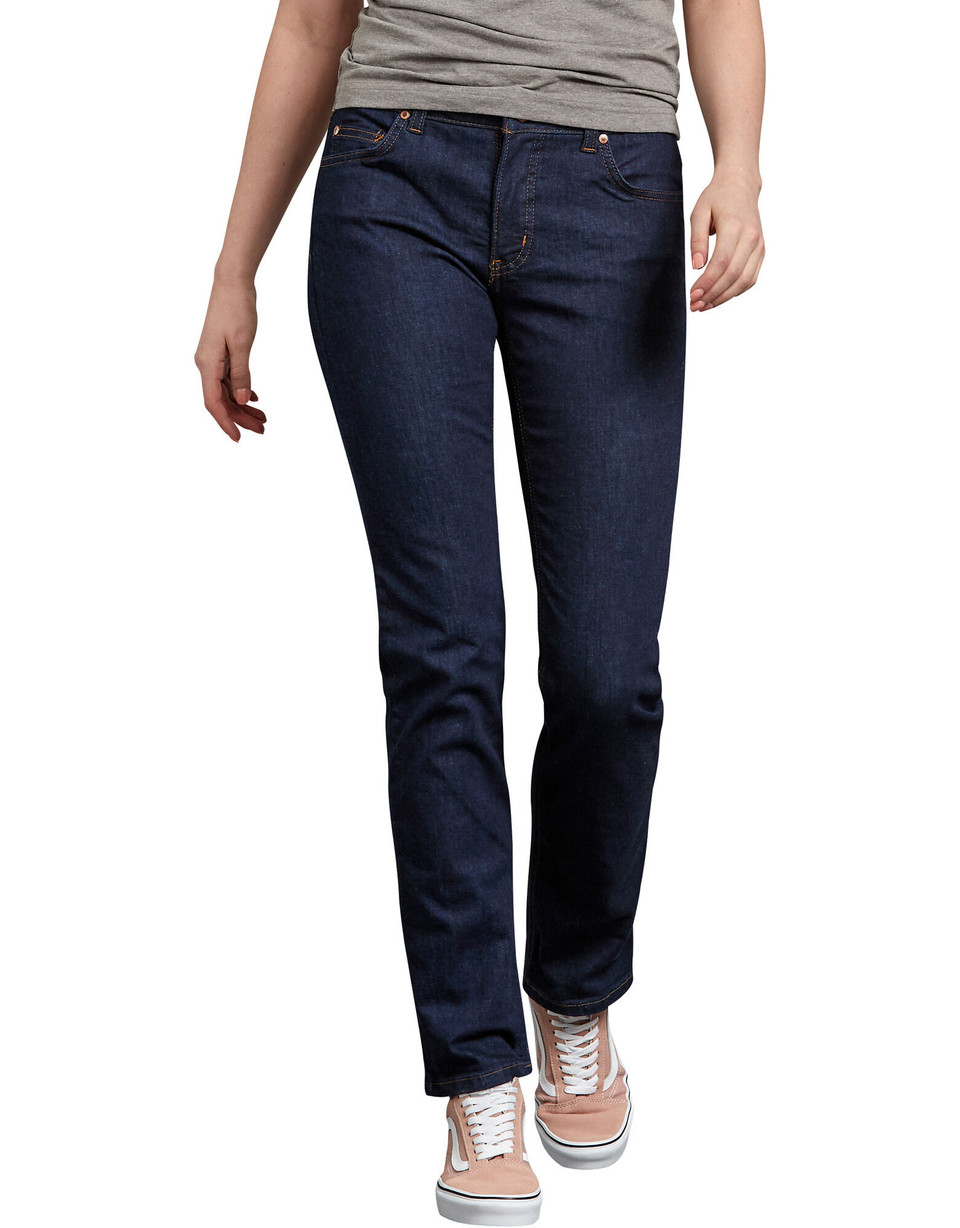 Dickies - Salopette in denim classica blu a righe hickory