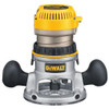 Dewalt DEWALT Router, Fixed/Plunge Base Kit, Variable Speed, Soft Start, 2-1/4-Hp DW618PKB 