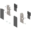 Blum ZI7.0KS0 LEGRABOX front fixing bracket, height K, for interior drawer, right+left, for LEGRABOX
