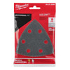  Milwaukee 3-1/2" 60 Grit Triangle Sandpaper 6PK 49-25-2060 