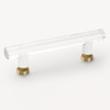  EMTEK Modern Glass 6" Overall Length Bar Pull 4" Center to Center 