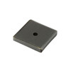  EMTEK Sandcast Bronze 1-1/4" Square Backplate 