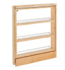  Rev-A-Shelf 438-BCSC-3C WOOD PULLOUT BASE ORGANIZER 3" 