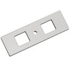  Amerock Medora 3-11/16 inch (94mm) Length 1-3/16 inch (30mm) Width Knob Backplate BP37780 