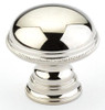  Schaub 1-1/4" Atherton Knob Plain, Knurled Edge 