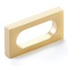  Schaub Cafe Pull Modern Oval Slot 2" Center to Center 