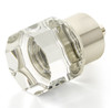 Schaub City Lights 55 Series 1-1/8" Diameter Cylindrical Faceted Glass Cabinet Knobs
