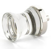  Schaub City Lights 76 Series 1-1/8" Diameter Concave Glass Cabinet Knobs 