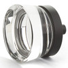Schaub City Lights 77 Series 1-3/8" Diameter Flat Round Disc Glass Cabinet Knobs
