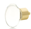  Schaub City Lights 60 Series 1-3/4" Diameter Oval Glass Cabinet Knobs 