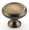 Schaub Country and Traditional 1-1/4" Diameter Rimmed Round Knobs
