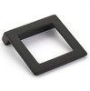 Schaub Finestrino Pull, Angled Square, Overall: 2-1/4" x 2-1/4", 32 mm center to center