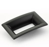  Schaub Finestrino Pull,  Flared Rectangle, Overall: 3-1/2" x 2-1/8", 2-1/2" (64mm) center to center 