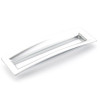  Schaub Finestrino Pull,  Flared Rectangle, Overall: 7" x 2-1/8", 6-5/16" (160mm) center to center 