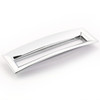  Schaub Finestrino Pull,  Flared Rectangle, Overall: 7" x 2-1/8", 6-5/16" (160mm) center to center 