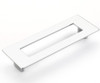  Schaub Finestrino Pull, Flat Rectangle, Overall: 5-7/8" x 2-1/8", 5" (128mm) center to center 