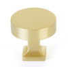  Schaub Haniburton Round Knob with Square Base, 1-1/4" diameter 
