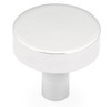 Schaub Haniburton Round Knob with Stem Base, 1-1/4" diameter